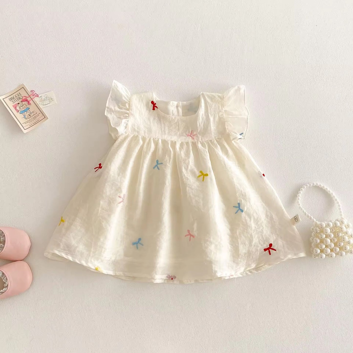 Multi Bow Romper/ Dress