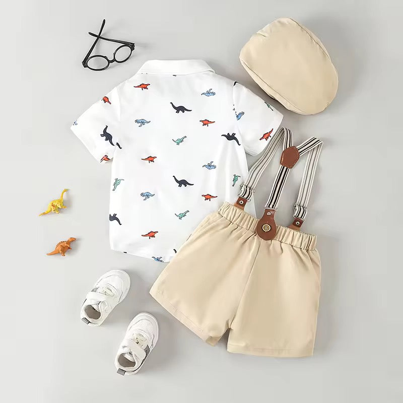 Dino suspender set