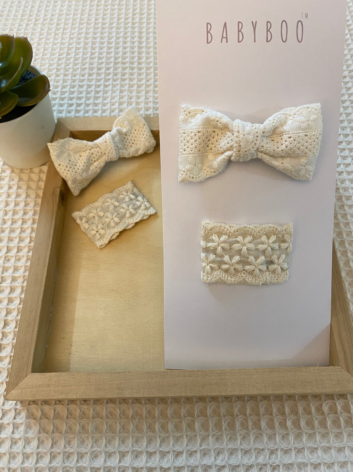 Crochet clip set