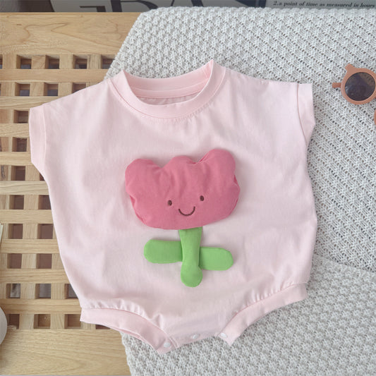Flower /Fish romper