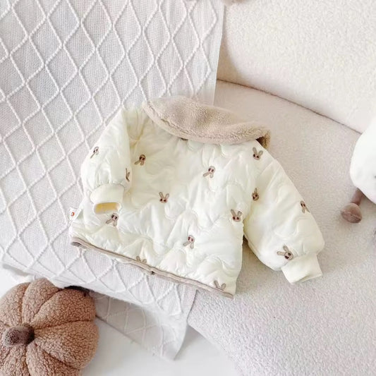 Sherpa puffer jacket