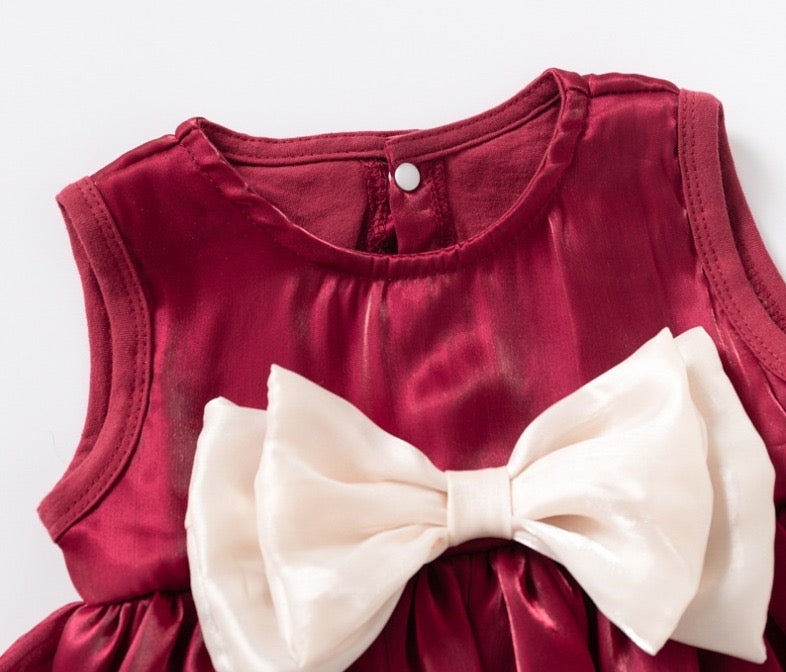 Glow bow dress