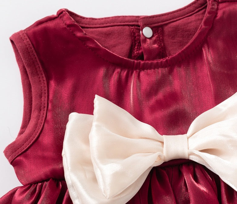 Glow bow dress
