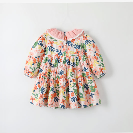 Melek printed floral dress