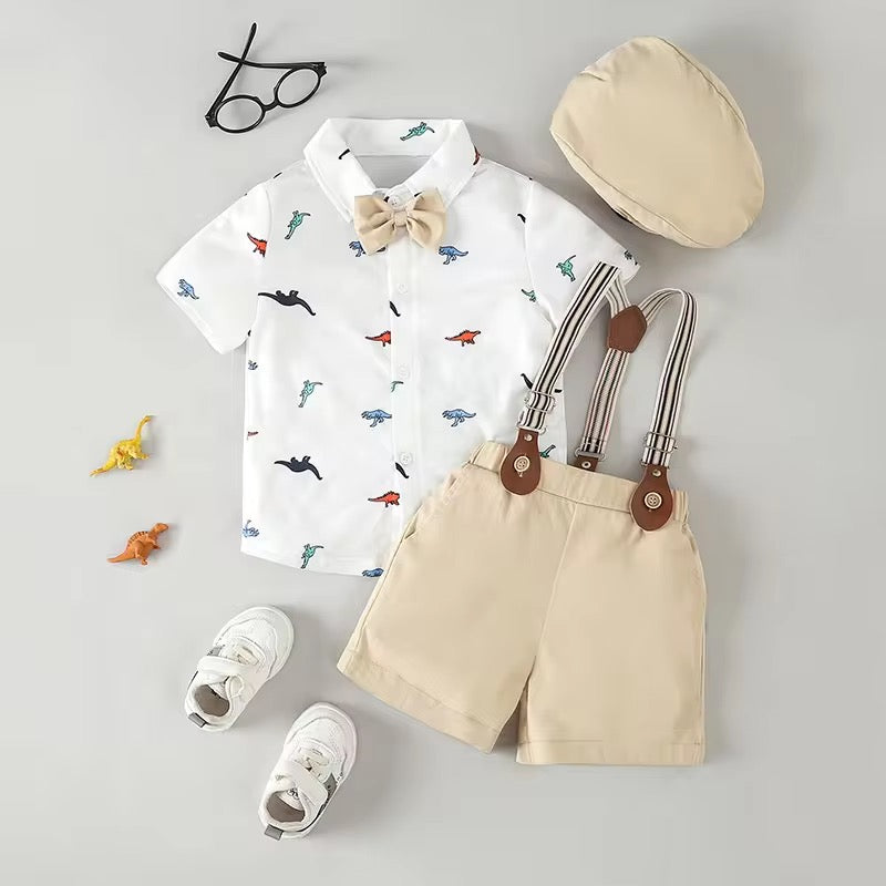 Dino suspender set