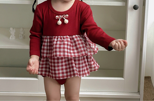 Checkers Bow Dress