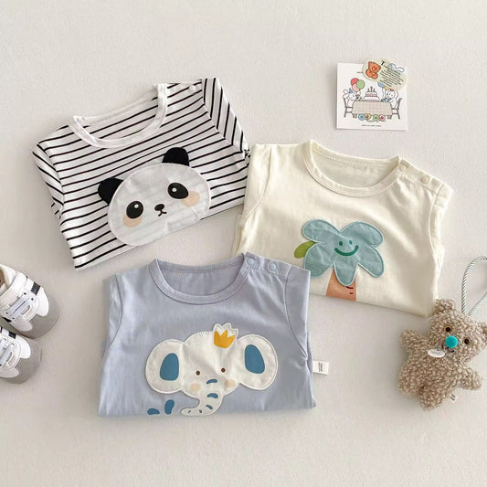 Panda stripes t-shirt