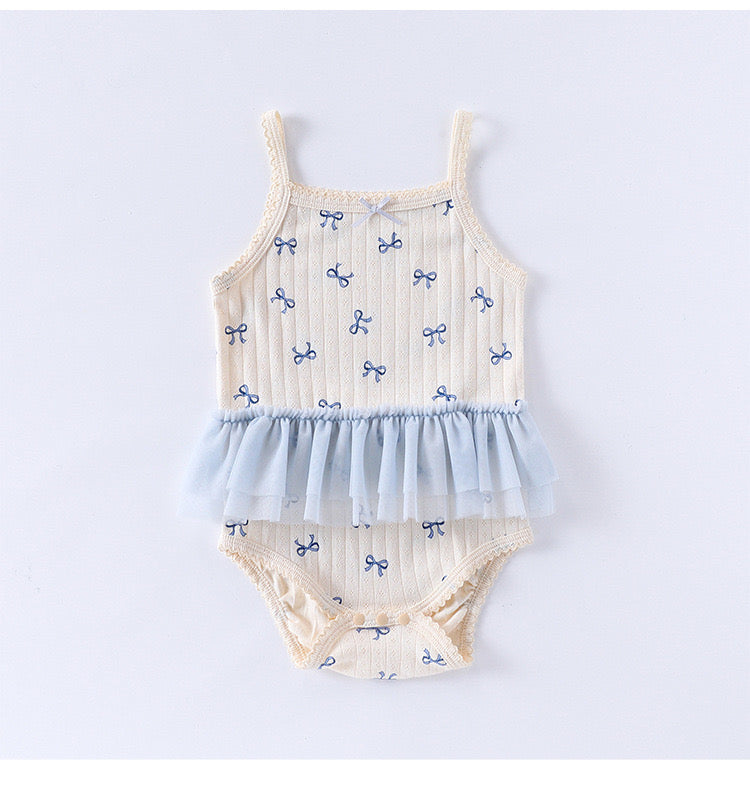 Heart sheer romper