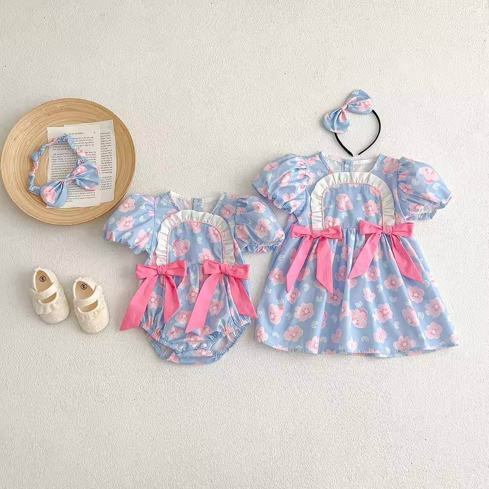 Rainbow frill dress