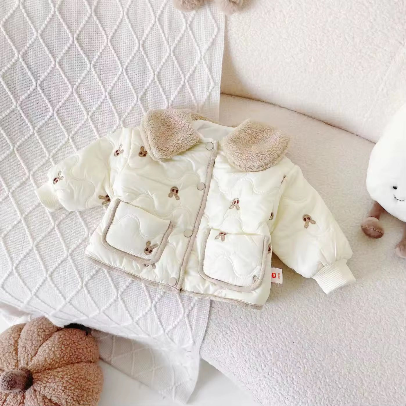 Sherpa puffer jacket