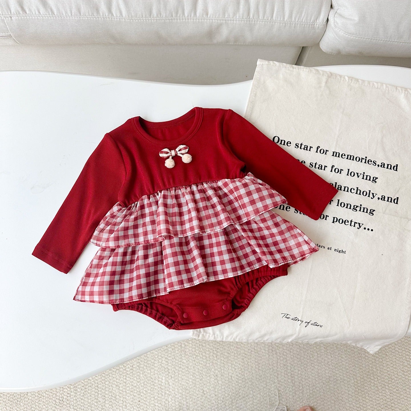 Checkers Bow Dress
