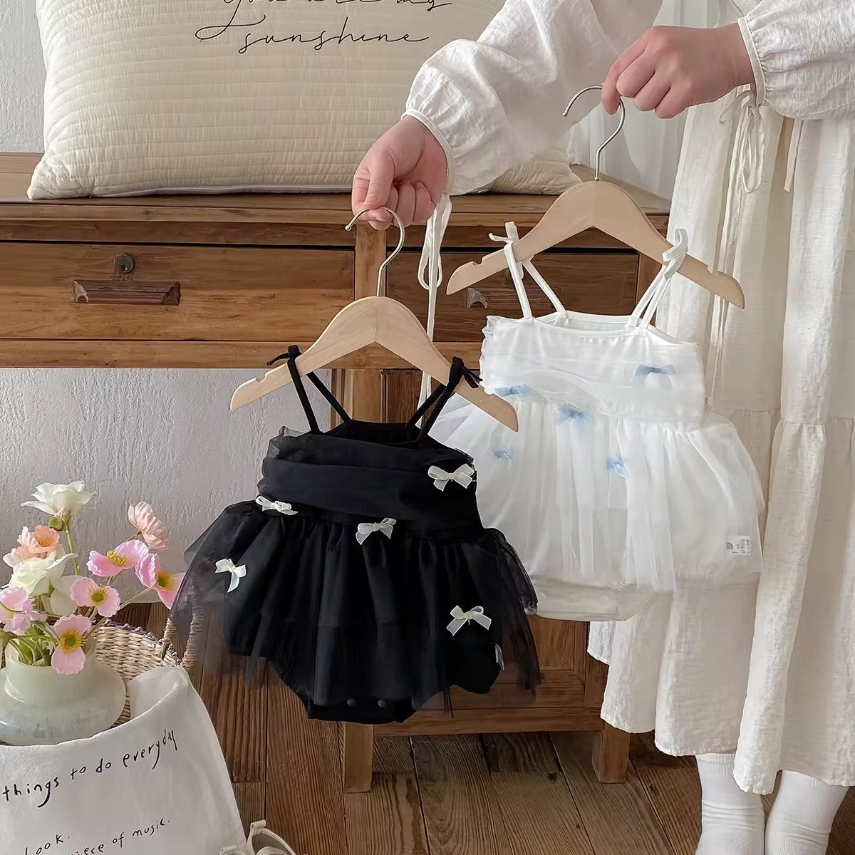 Bow tulle dress