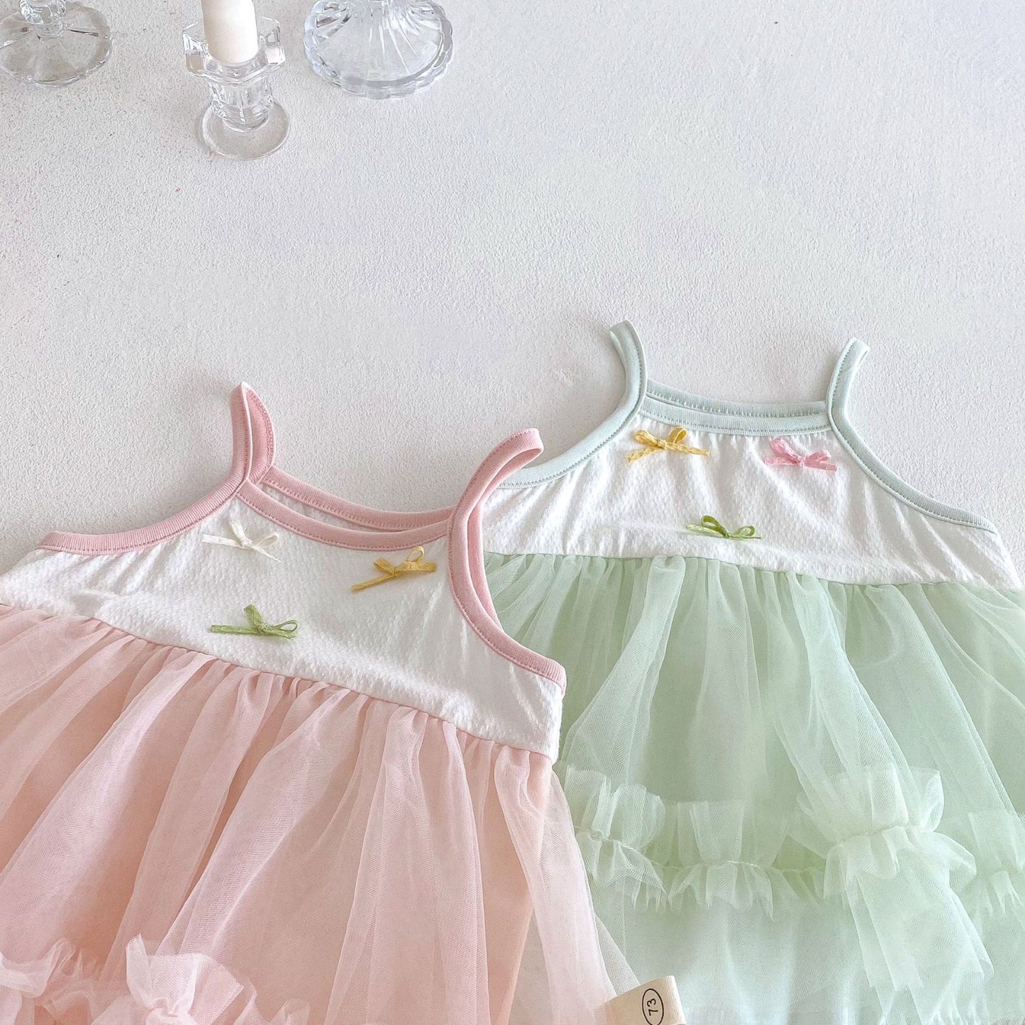 Ruby frill romper dress