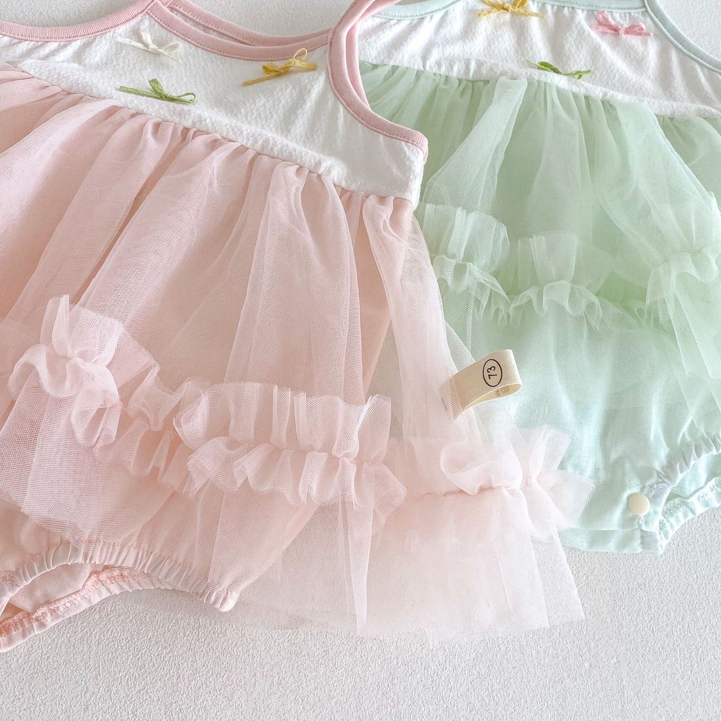 Ruby frill romper dress