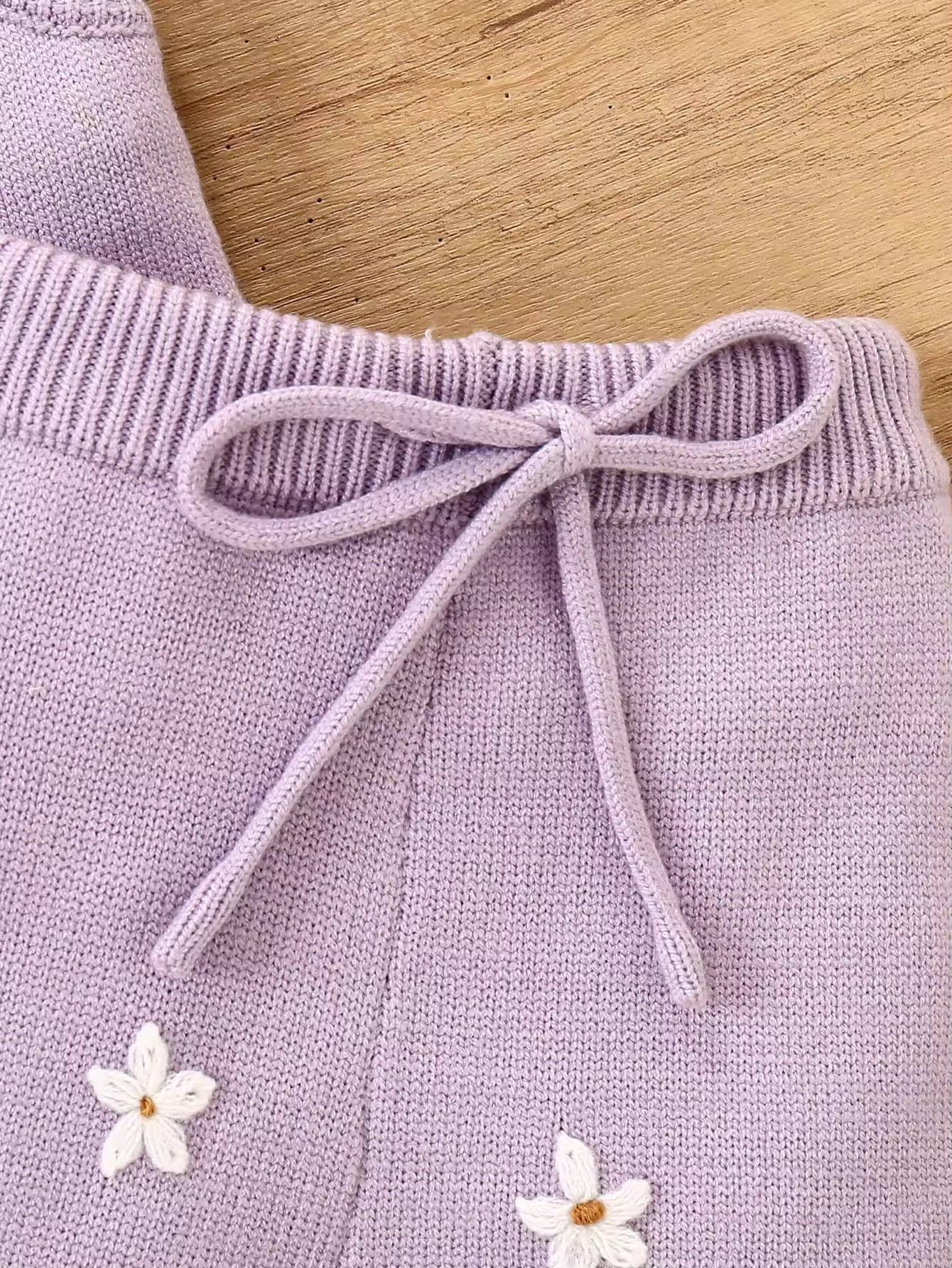 Laven flower knit set