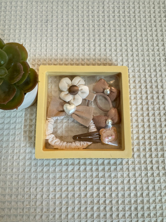 Baby hair clip & band set