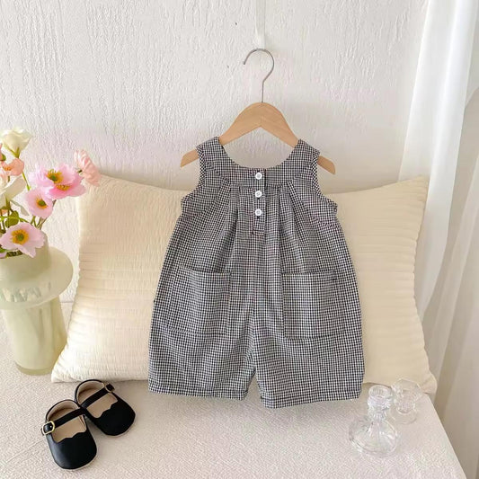 Plaid romper