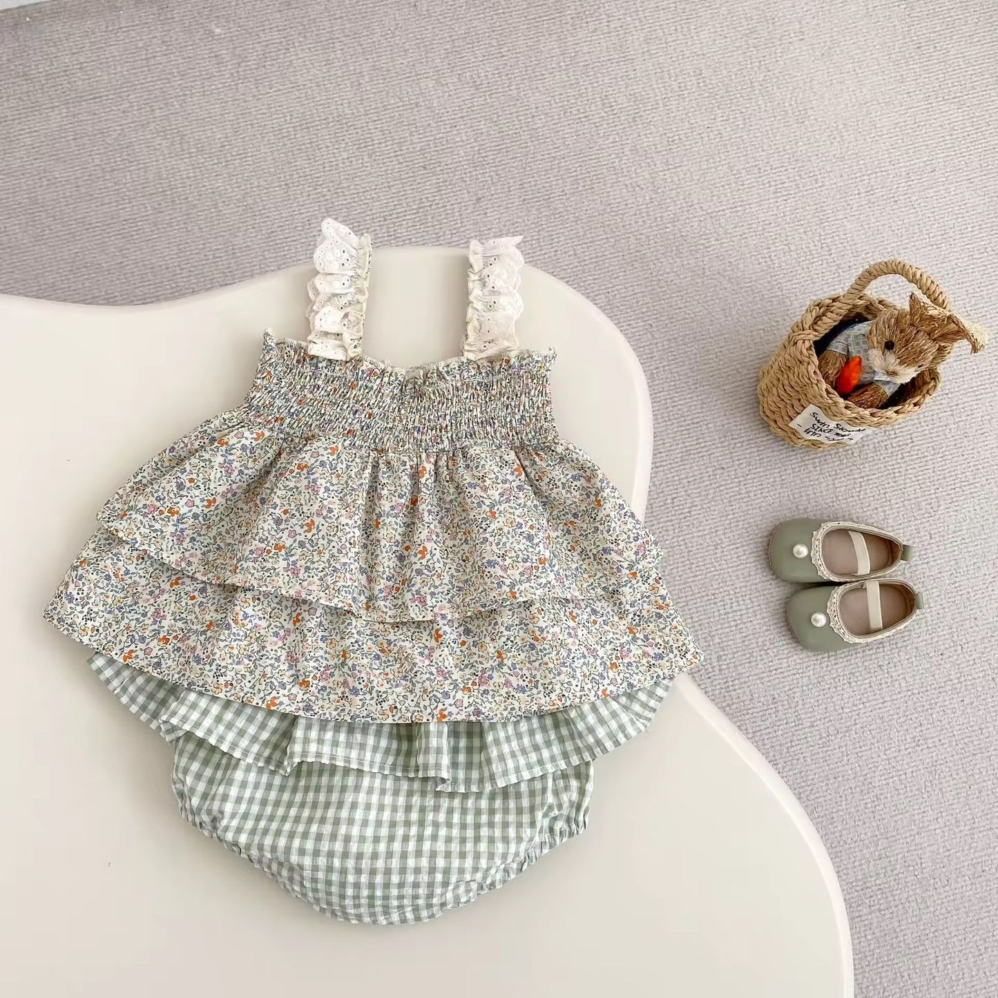 Flora bow co-ord set