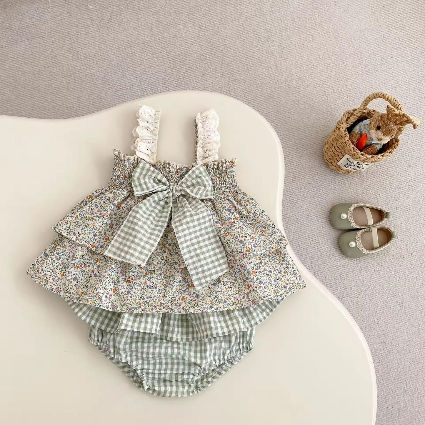 Flora bow co-ord set