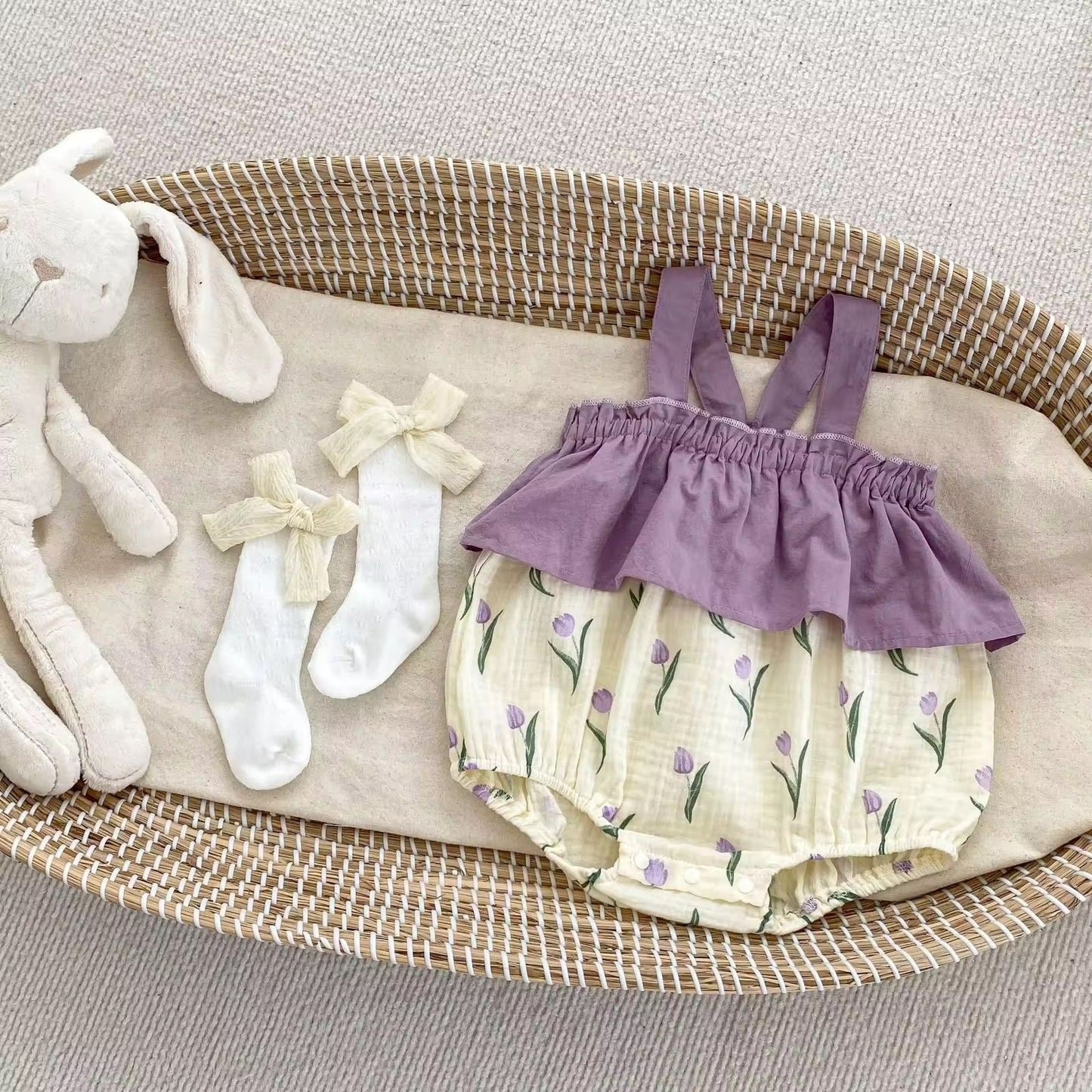 Tulip frill romper