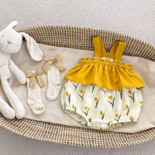 Tulip frill romper