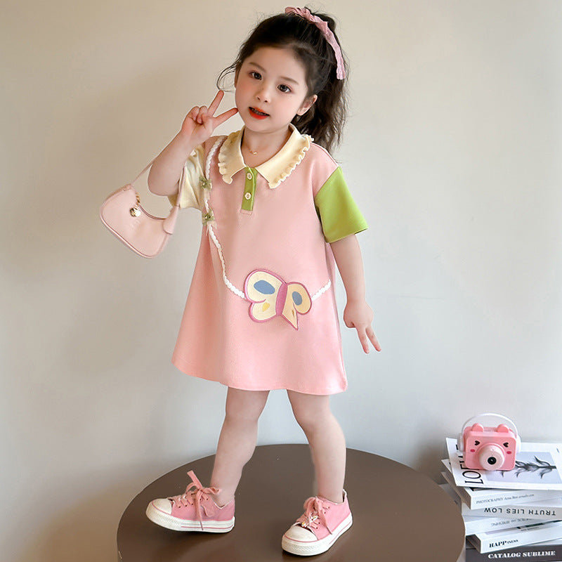 Butterfly polo dress