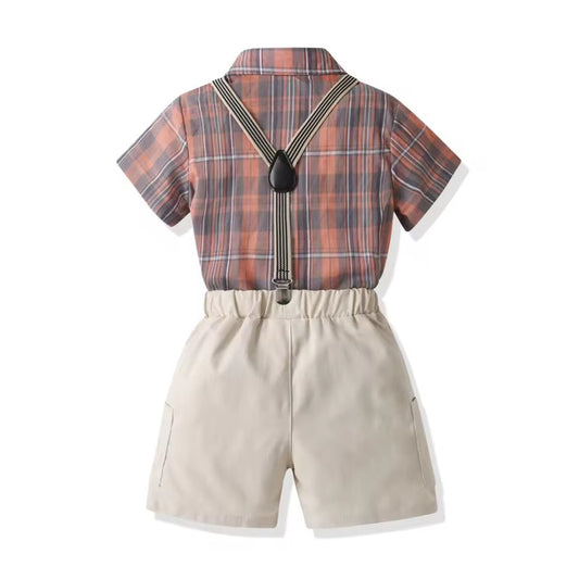 Peacheks suspenders set