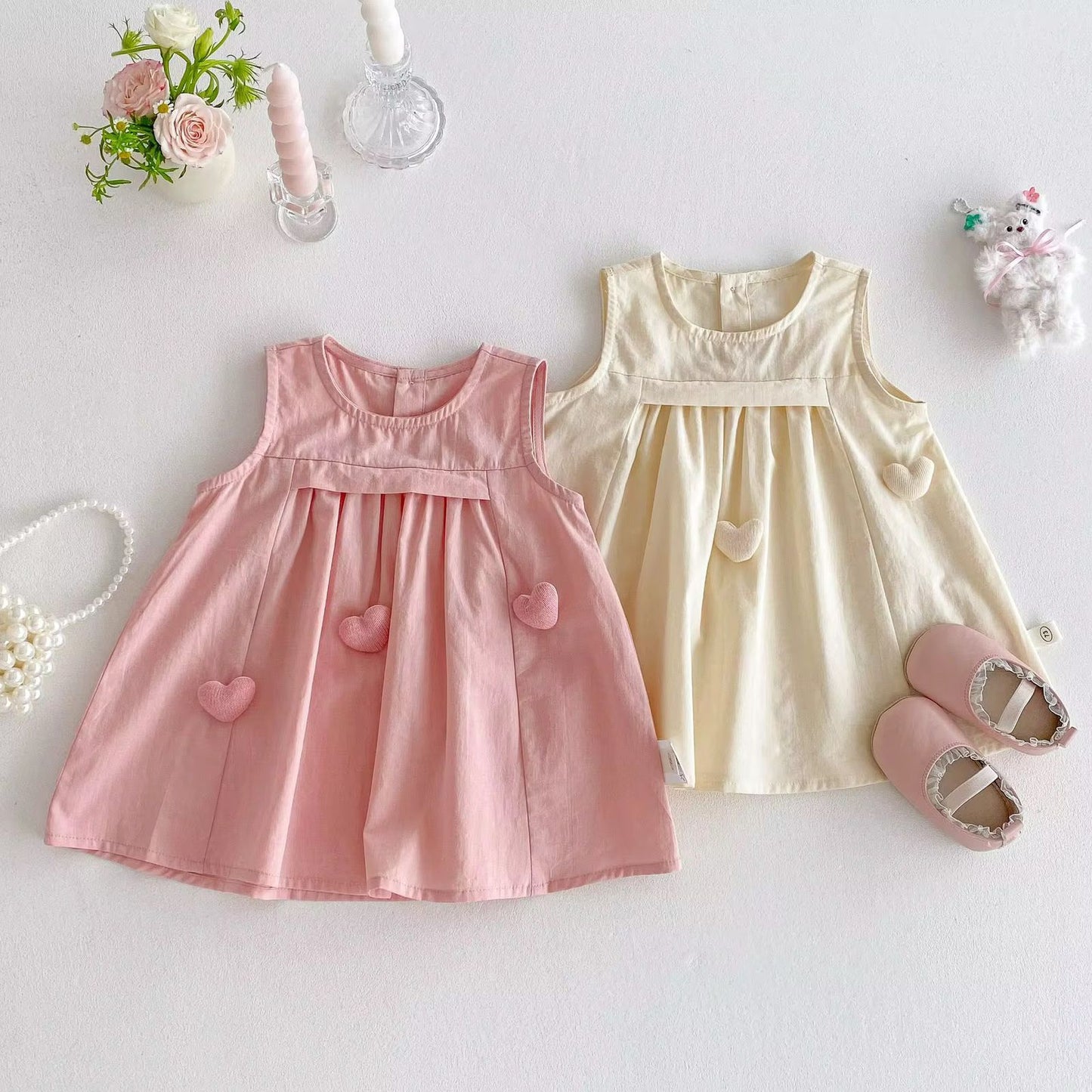 Tri heart dress