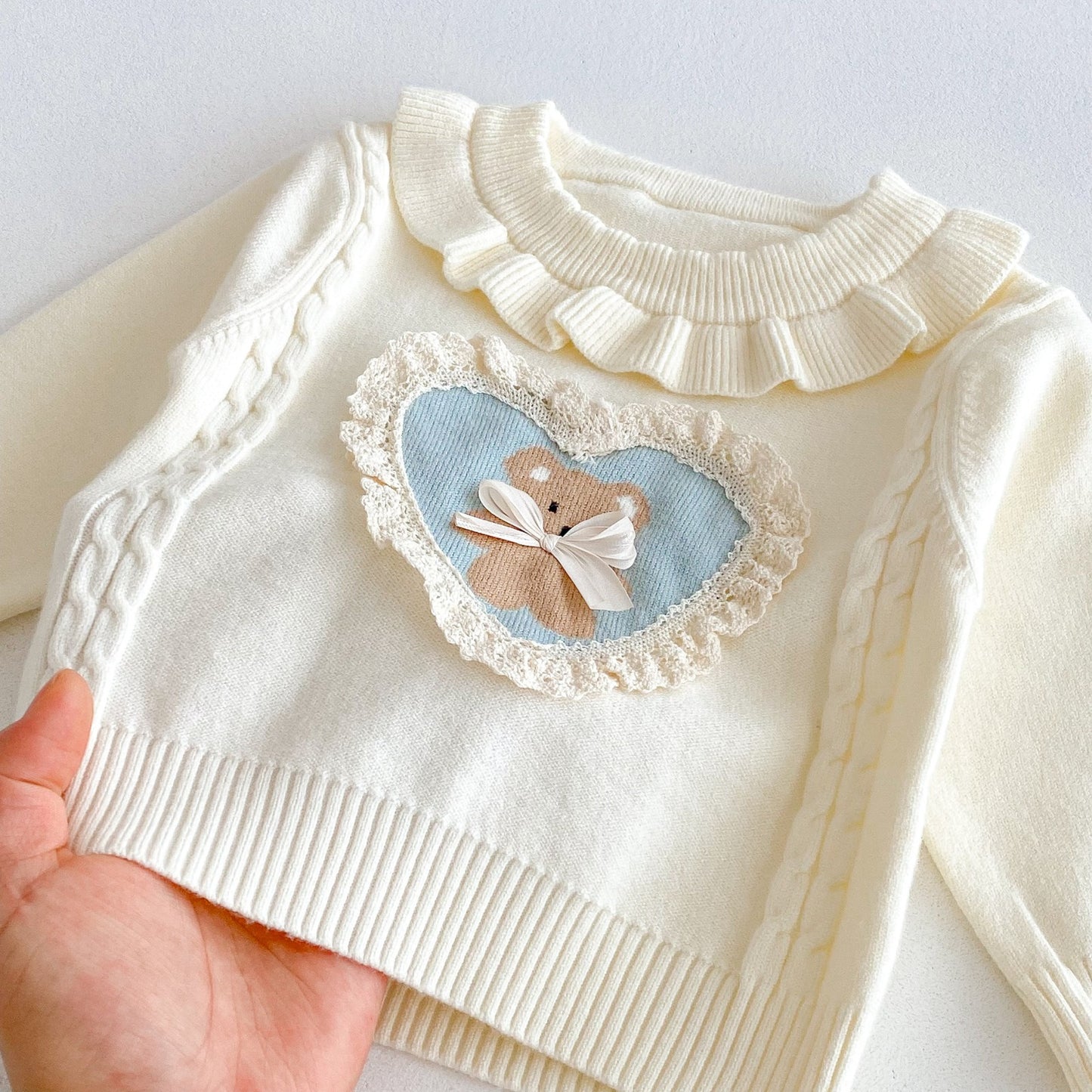 Teddy knit set