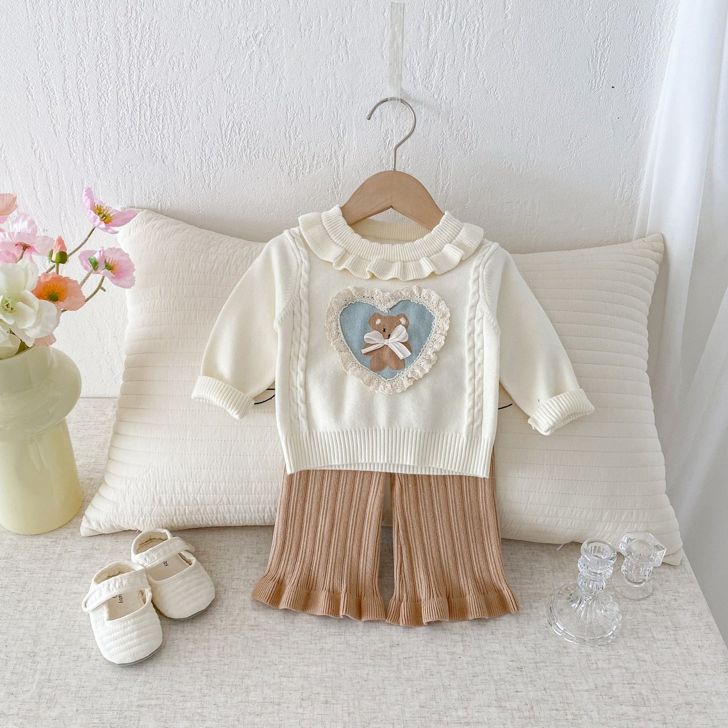 Teddy knit set