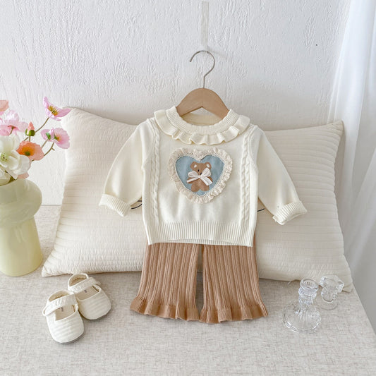 Teddy knit set