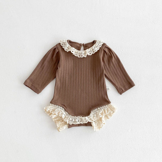 Eli lace knit romper