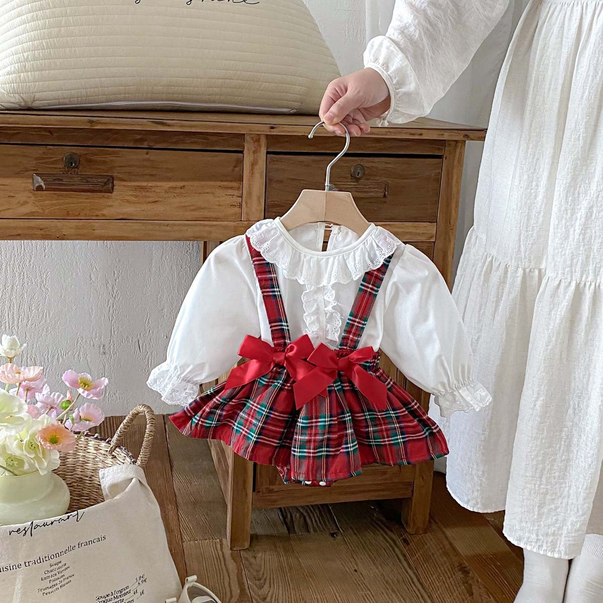 Suza bow suspender set