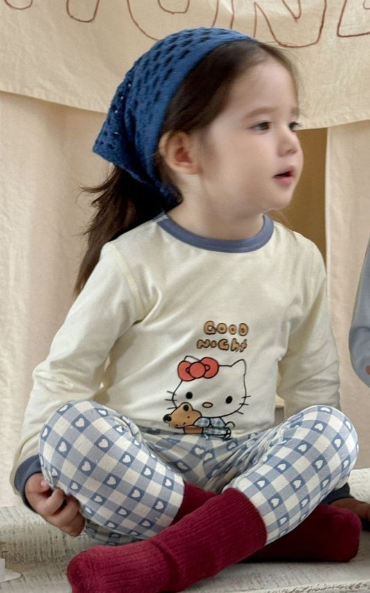 Check heart sleepwear