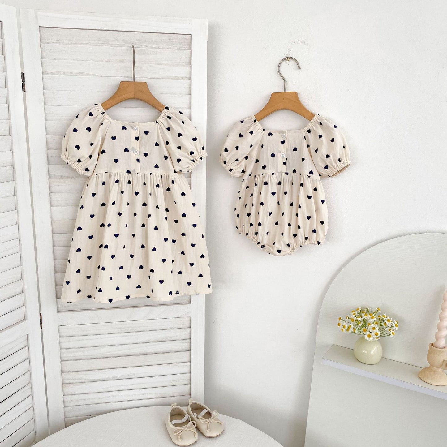 Heart bow dress