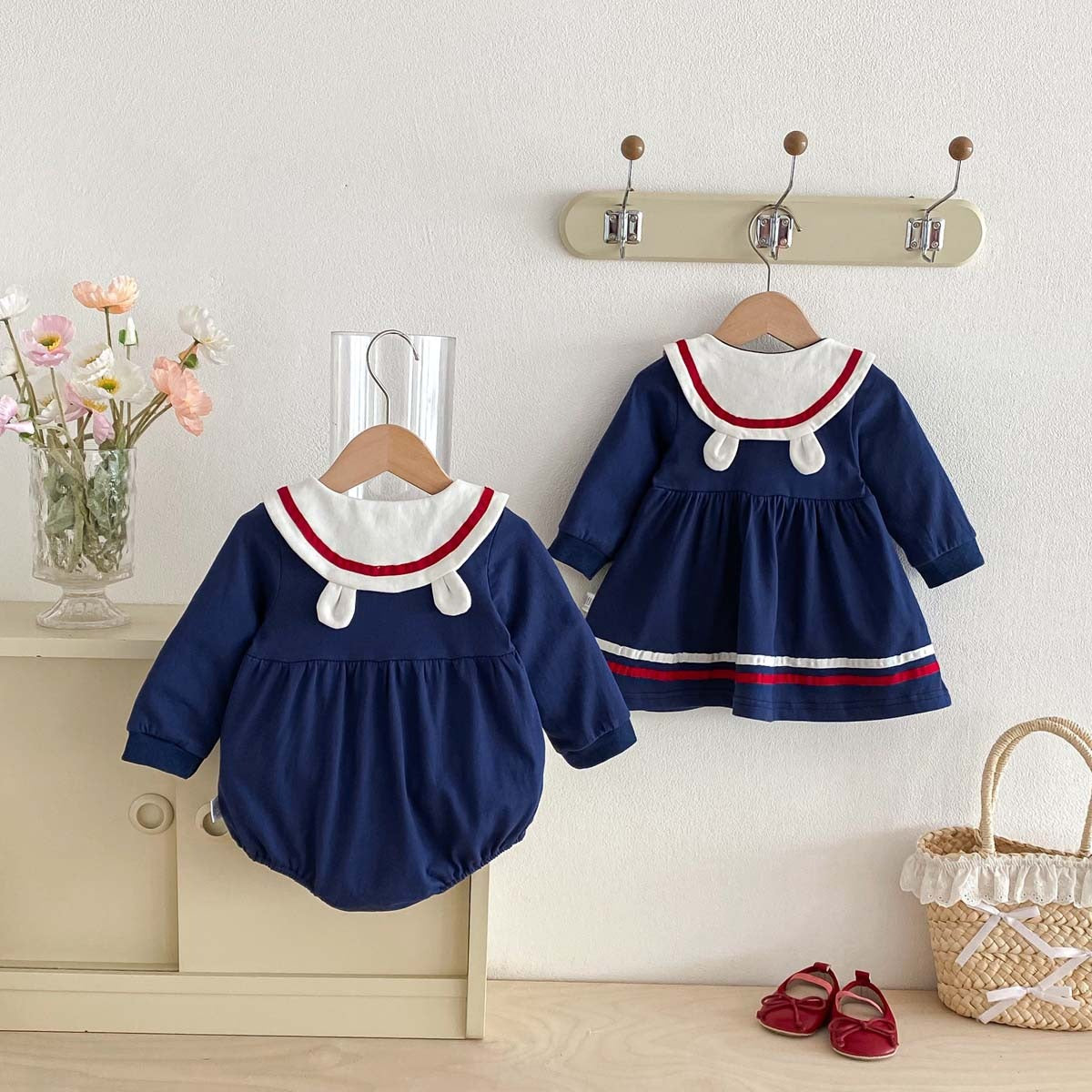 Nevy bunny romper