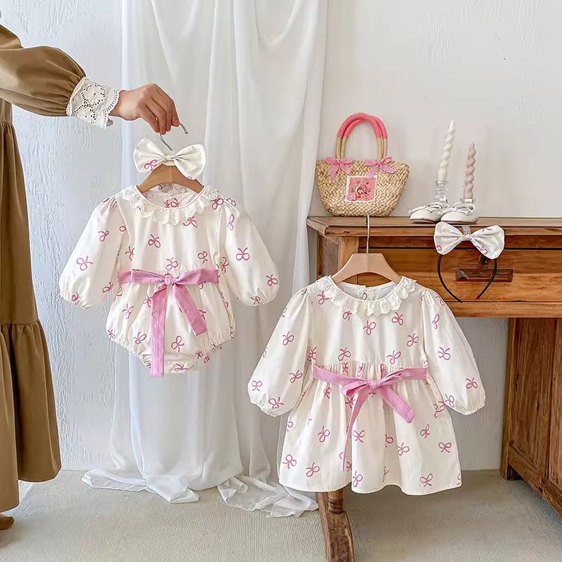 Pinky Bow Romper/Dress