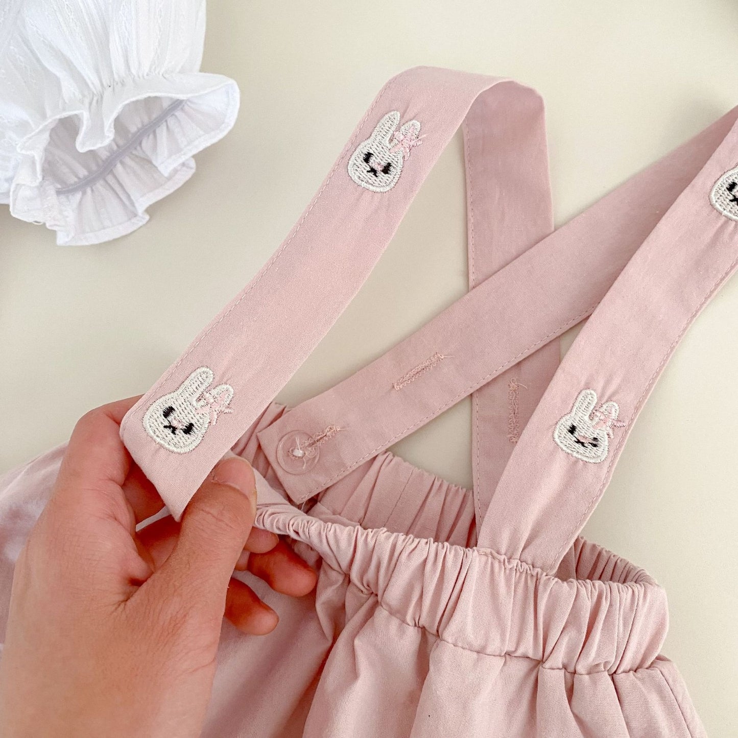 Luna bunny suspender set