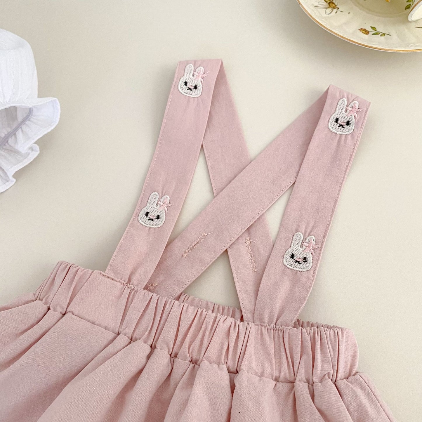 Luna bunny suspender set