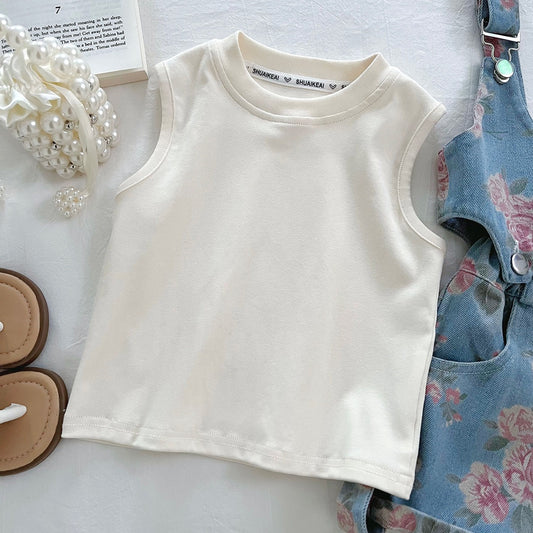 Denim floral suspender