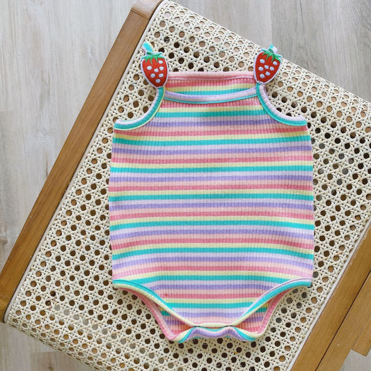 Striped romper