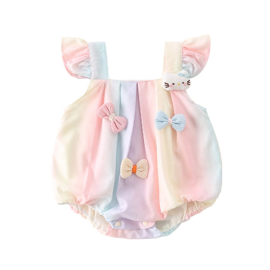 Kitty bow romper