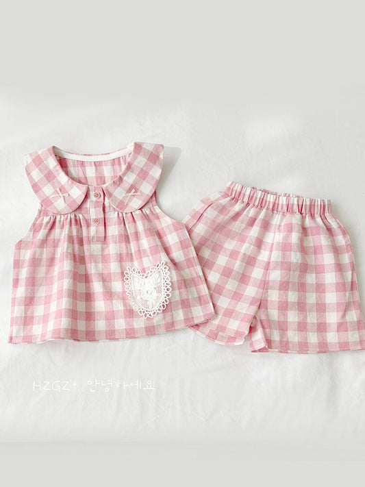 Loop checkered co-ord set