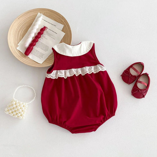 Arini bow romper