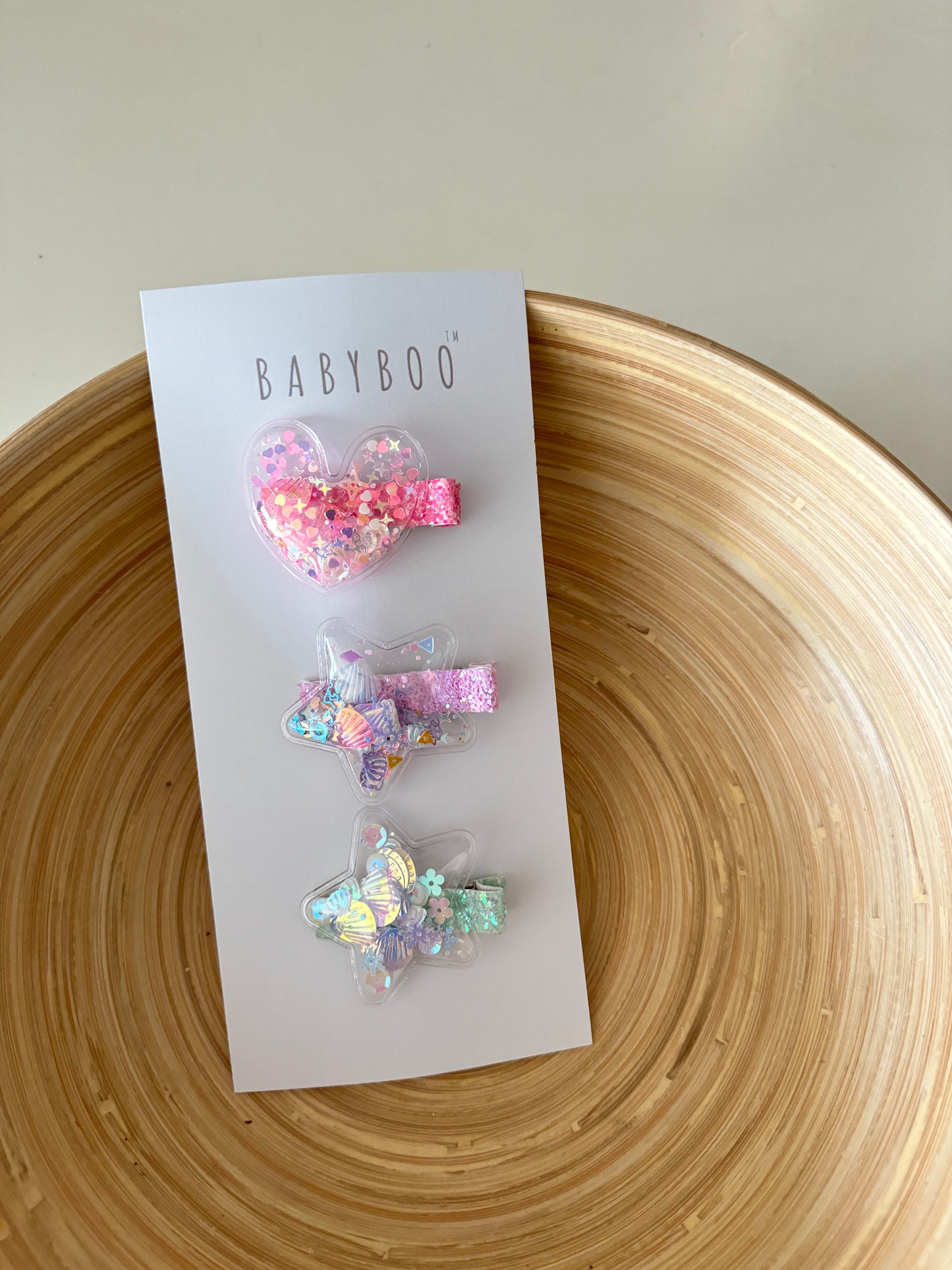 Heart/Star Clip set