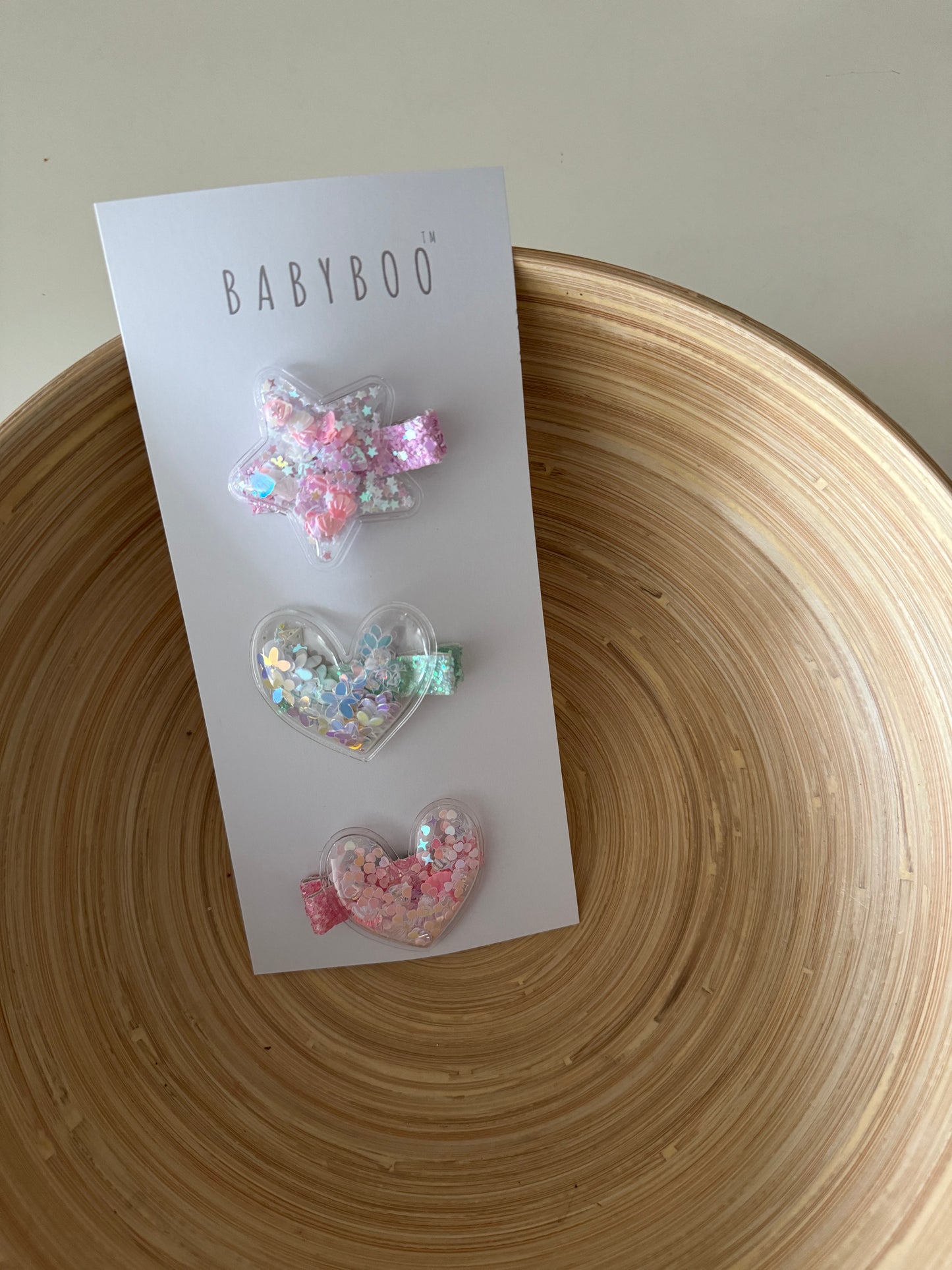 Heart/Star Clip set