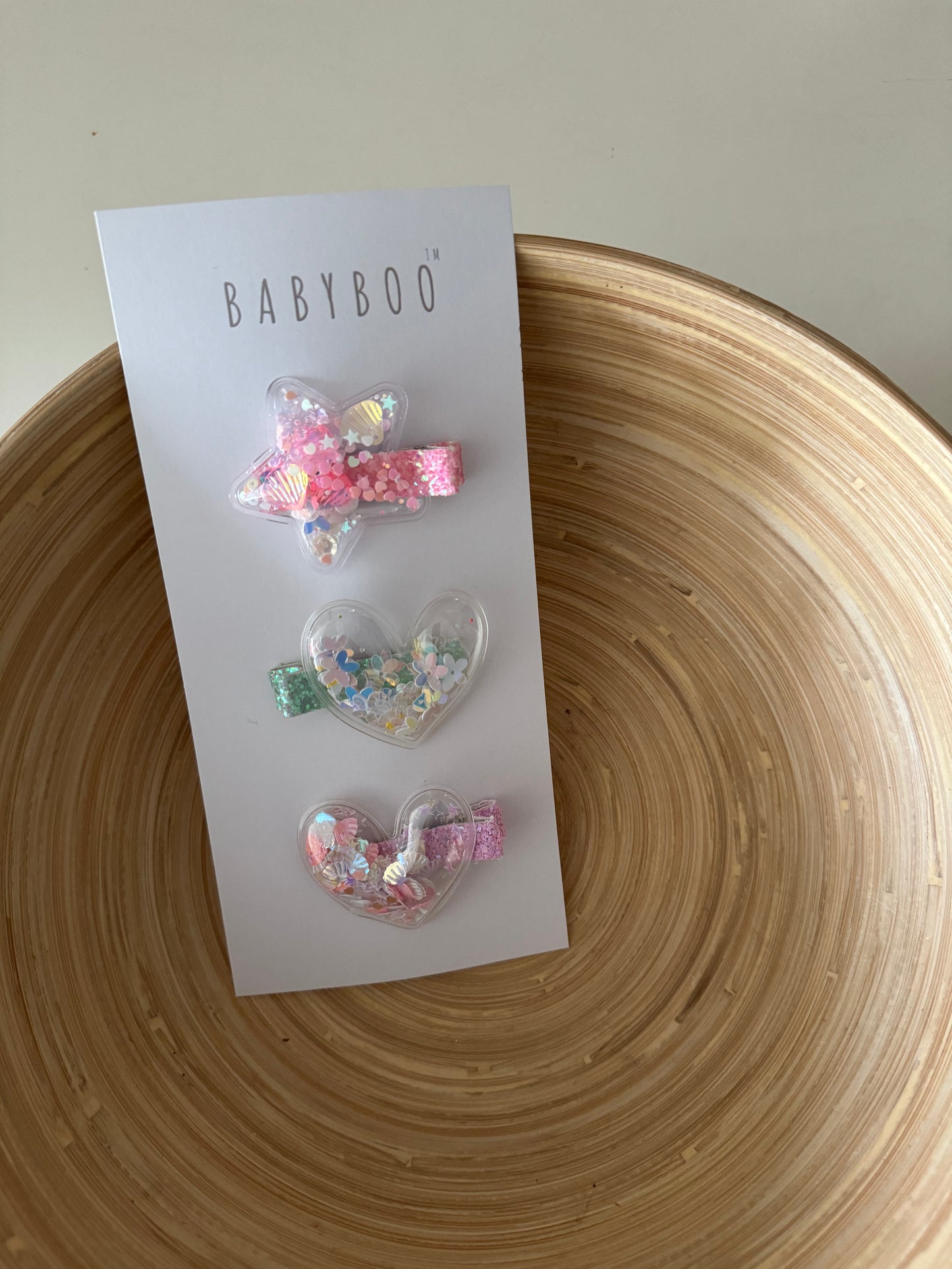 Heart/Star Clip set