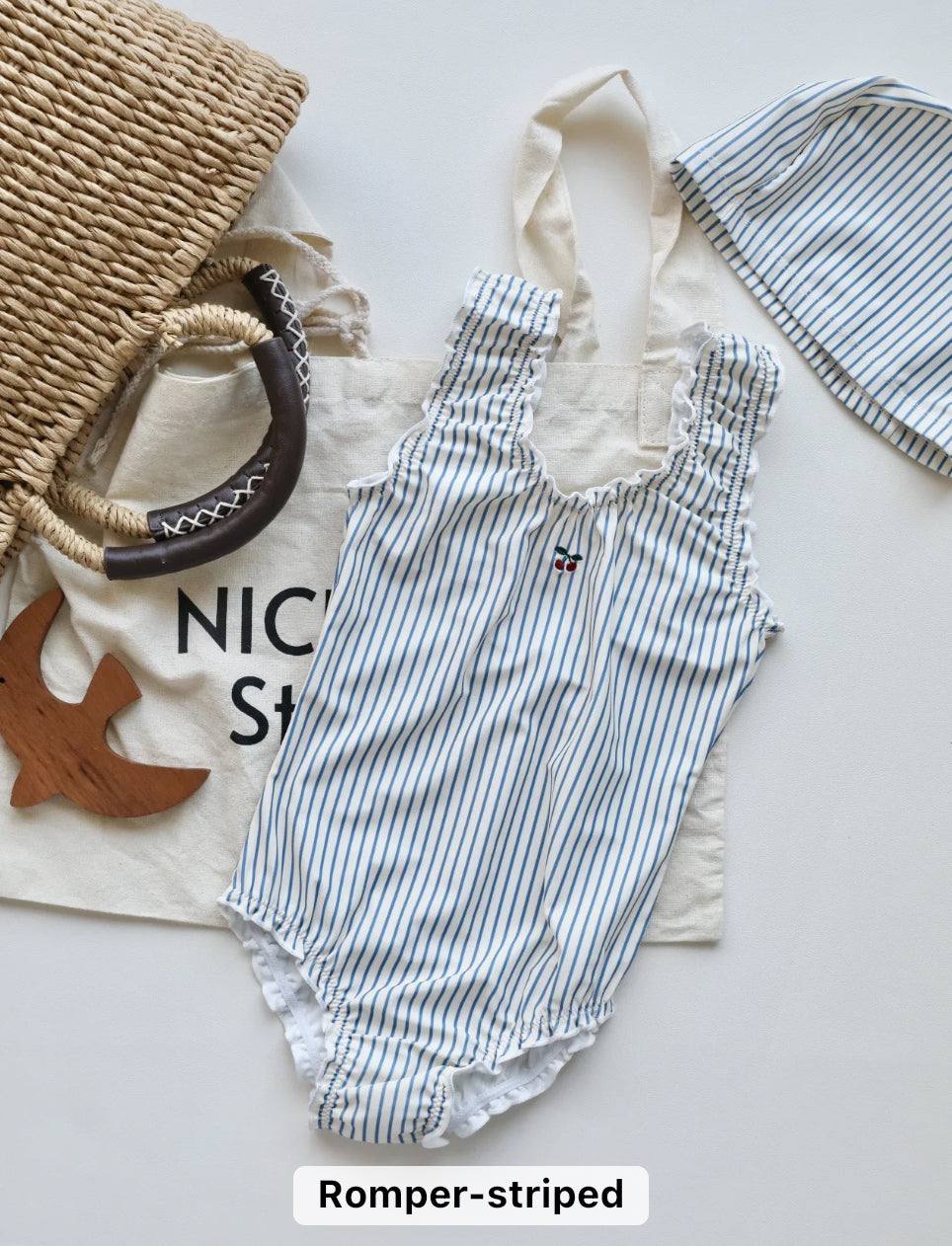 Murat striped swimsuit