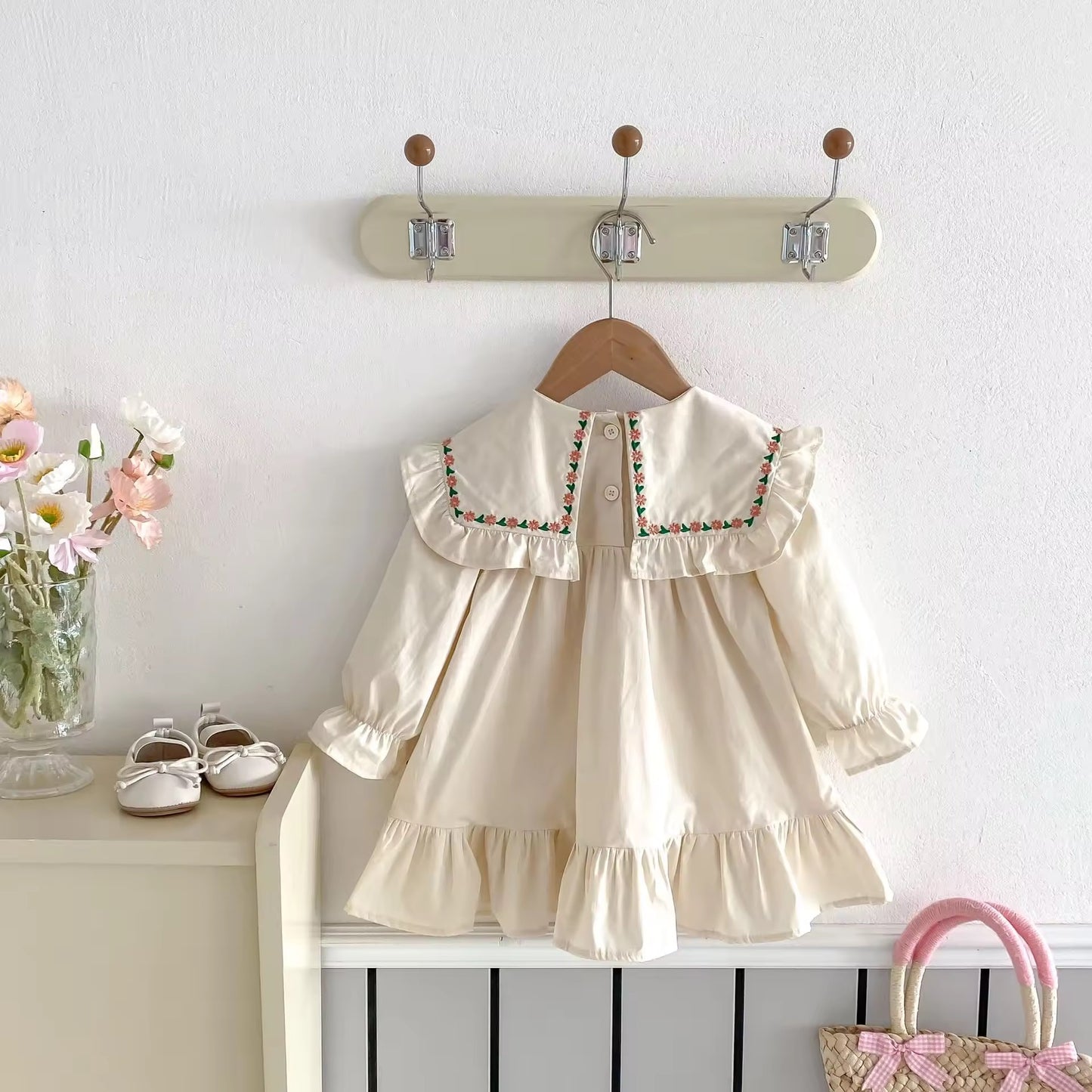 Aje Embroidered Dress