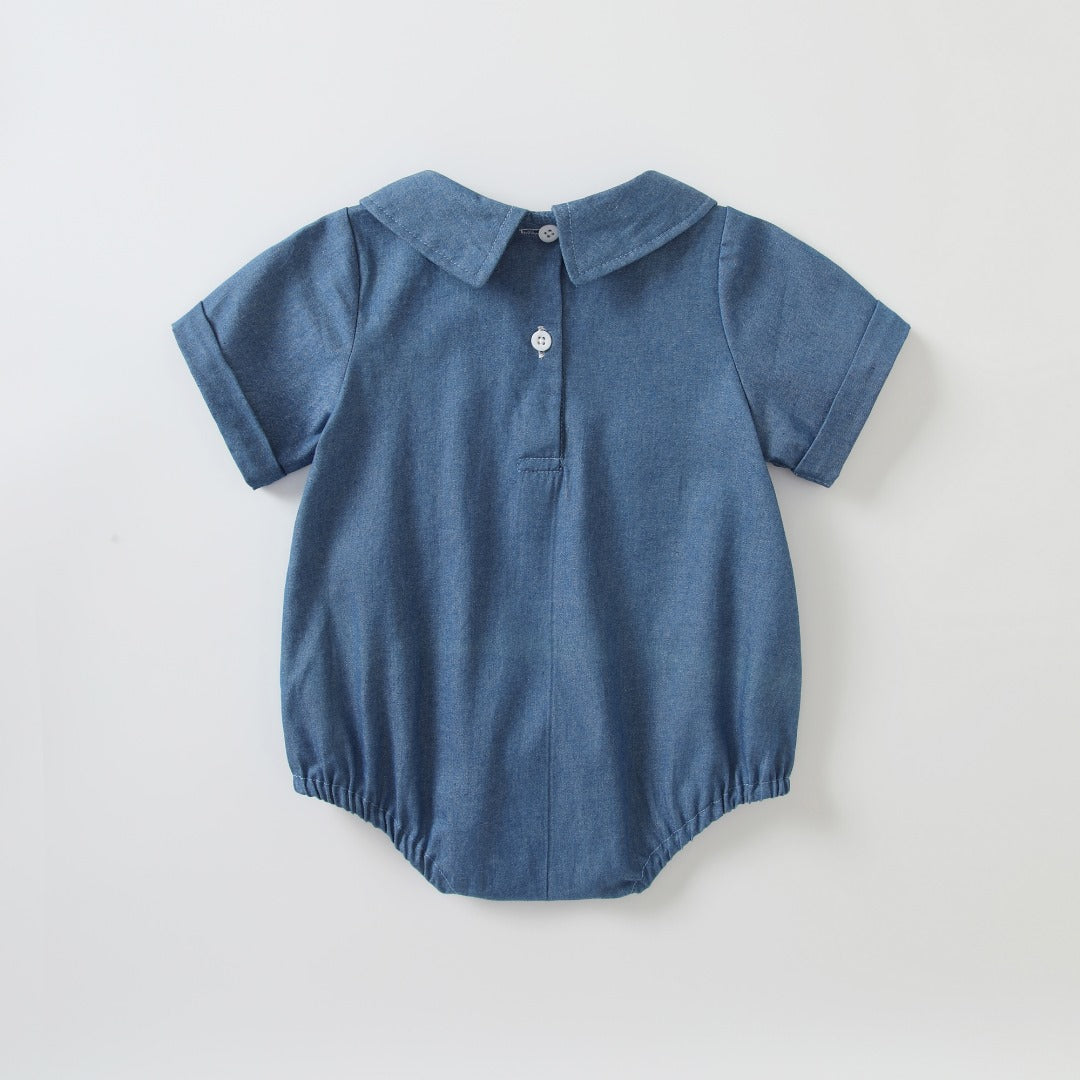 Carie Denim Romper